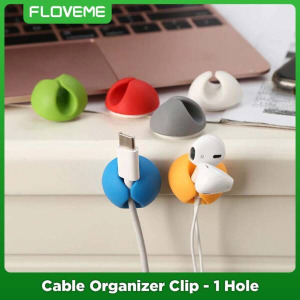 Floveme Cable Clip Self Adhesive Cable Organizer Tools Holder Wire Holder Cable Clamp Multiple Cable Management Tool For Home & Office