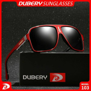 DUBERY HD Photochromic Polarized Sunglass UV400 Protected With Anti-Reflective Inner Coating Mirror Shaded Fashion Sunglass Suitable For Travel, Sports & Outdoors - D103